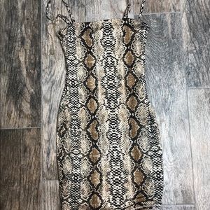 Snakeskin dress